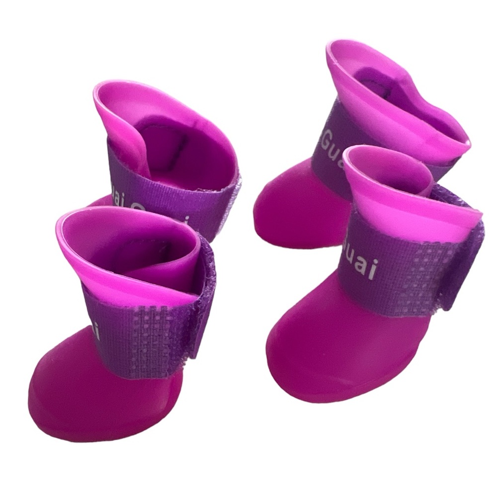🆕 Small Pet Rain Shoes for Small Dogs or Cats Adjustable Boots